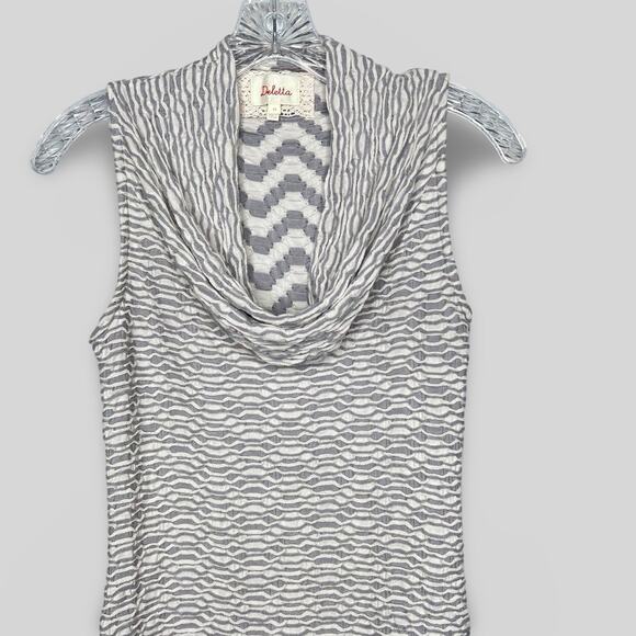 Anthropologie Deletta Textured Cowl Neck Top - Picture 2 of 6